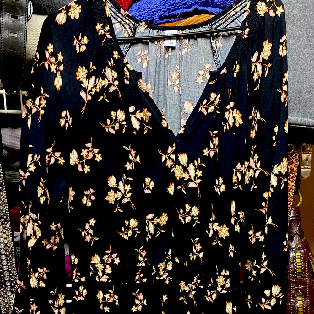 Old Navy, size L, long-sleeve, light-weight dress